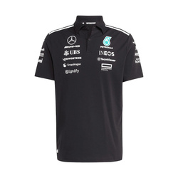 Polo homme Team Mercedes AMG F1 2025 noir