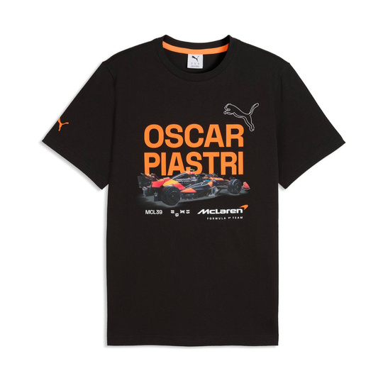 T-shirt homme Oscar Piastri McLaren F1 2026 noir