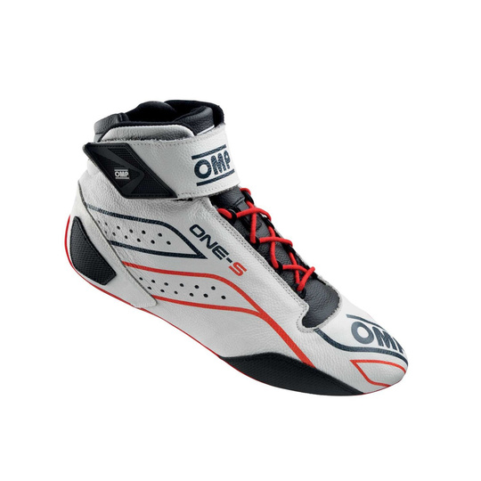 Chaussures de rallye OMP ONE-S MY20 blanches (approbation FIA)