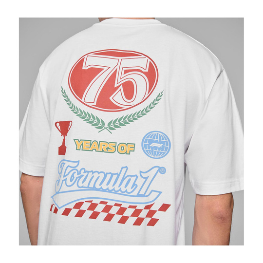T-Shirt Homme Legacy Graphic blanc Formula 1 2025