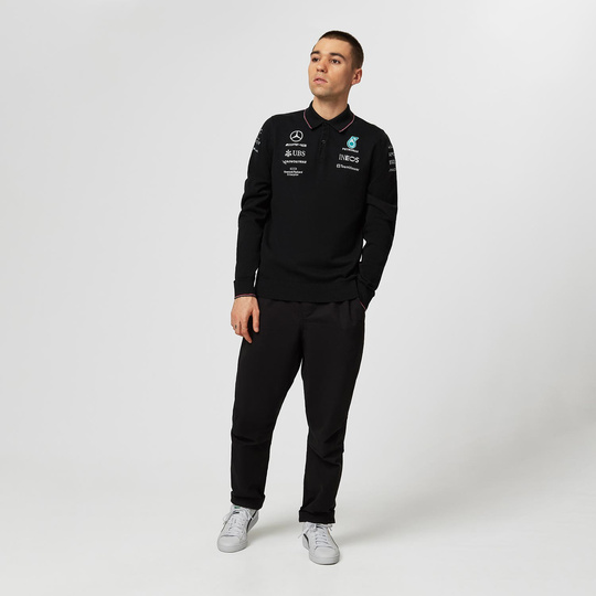 Polo homme LS Team Black Mercedes AMG F1 