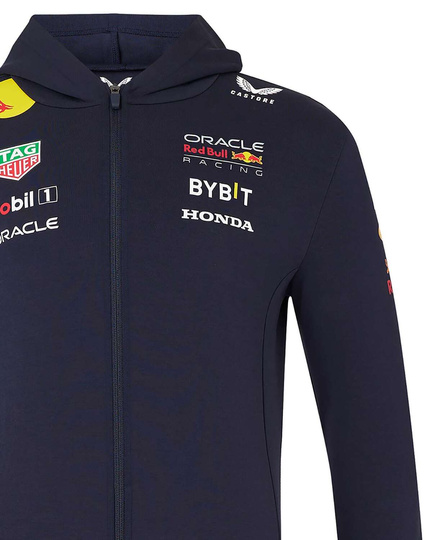 Sweat à capuche Full Zip Red Bull Racing 2024 pour hommes