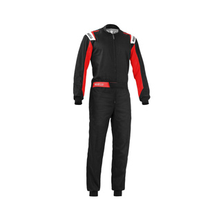 Combinaison Sparco ROOKIE MY20 pour enfant noir-rouge