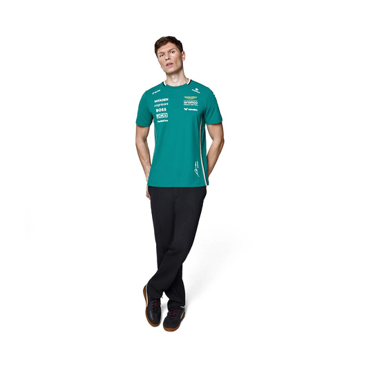 T-shirt homme Fernando Alonso Team Aston Martin F1 2025