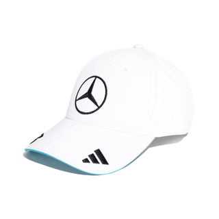 Casquette baseball homme George Russell Mercedes AMG F1 2025 blanc