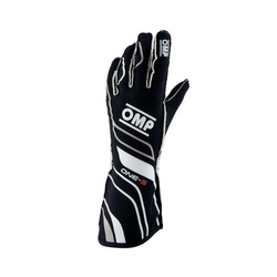 Gants de rallye  OMP ONE-S MY20 noirs (approbation FIA)