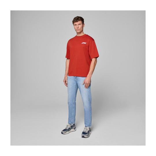 T-Shirt Homme Heritage Logo rouge Formula 1 2025