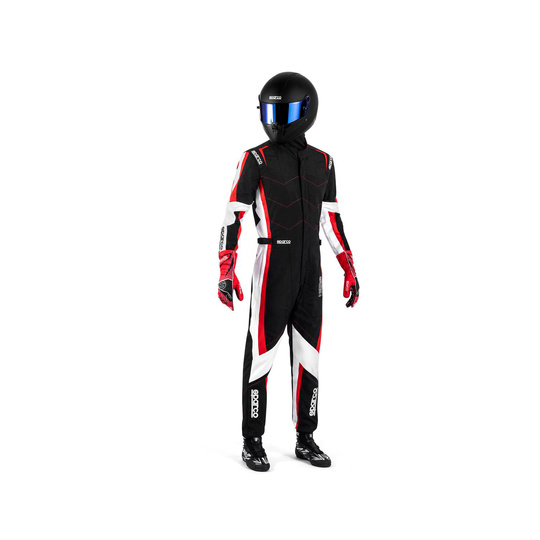 Ensemble enfant de karting  Sparco KERB noir-rouge (FIA)