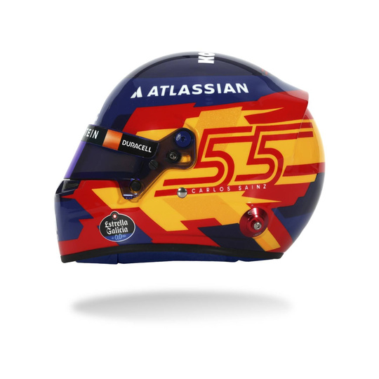 Miniature 1:2 Casque Carlos Sainz Williams Racing 2025