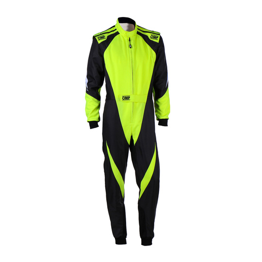 Combinaison karting FIA OMP KS-3X 8877-2022 noir-jaune