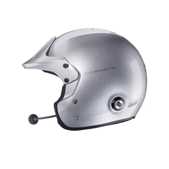 Casque FIA Jet STILO Venti TROPHY PLUS argent