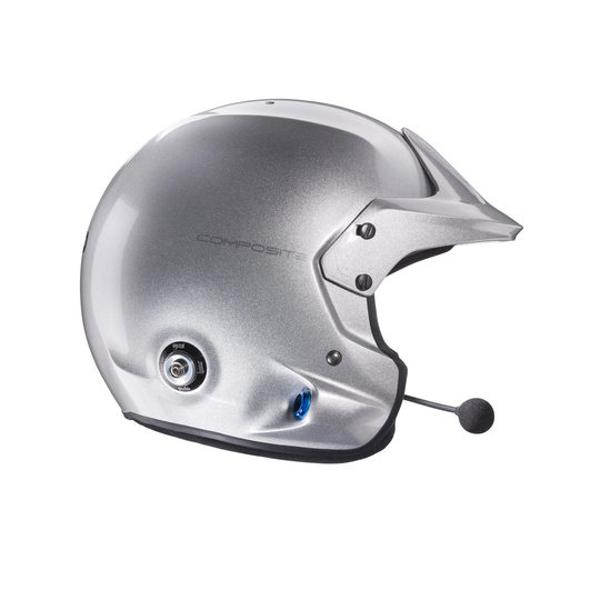 Casque FIA Jet STILO Venti TROPHY PLUS argent