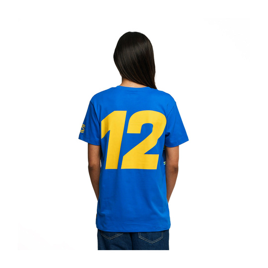 T-shirt homme Hashtag Ayrton Senna F1 2025 bleu