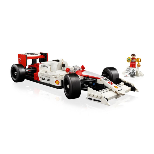 Maquette de voiture McLaren MP4/4 & Ayrton Senna de LEGO ICONS
