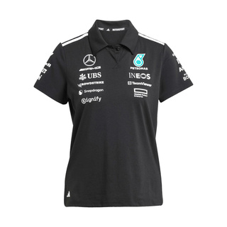 Polo femme Team Mercedes AMG F1 2025 noir