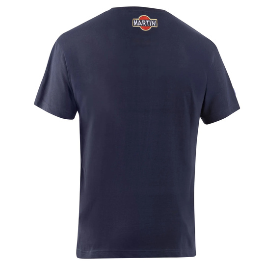 T-shirt homme Sparco Martini Racing Big Logo navy