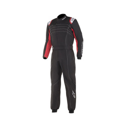 Ensemble de karting Alpinestars KMX-9 V2 noir-rouge (CIK-FIA)