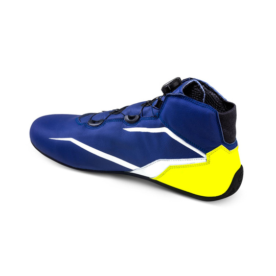 Chaussures de karting Sparco K-FORMULA MY22 bleu-jaune
