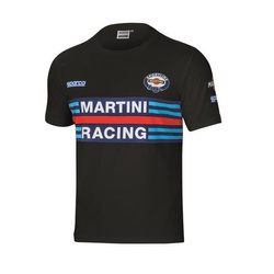 T-shirt homme Sparco Martini Racing noir