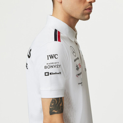 Polo homme Team blanc Mercedes AMG F1 