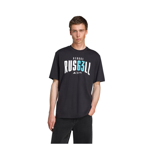 T-shirt homme Russell Mercedes AMG F1 2025 noir