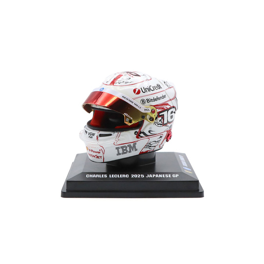 Miniature 1:5 Casque Charles Leclerc Japan GP Scuderia Ferrari