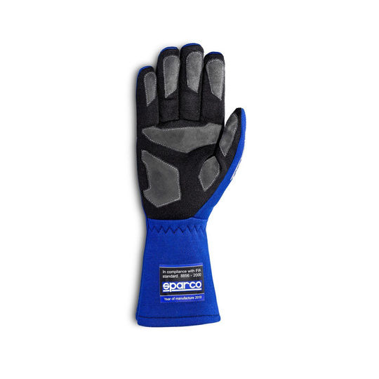 Gants de course  Sparco LAND MY20 bleus (approbation FIA)