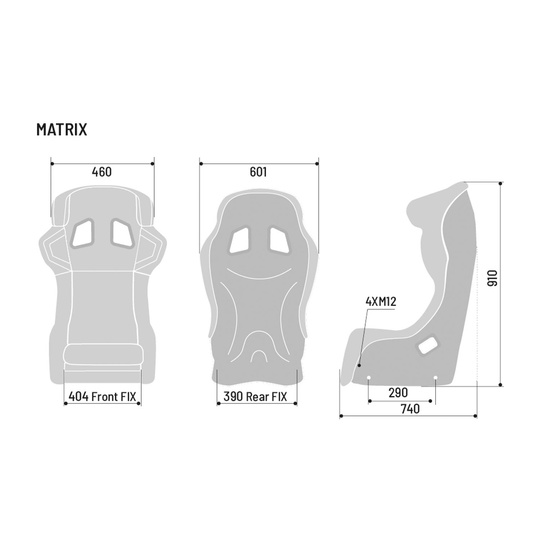 Baquet FIA Sparco MATRIX MY22