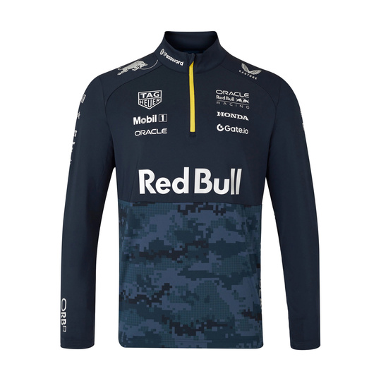 Sweat-shirt 1/4 zippé Hypebeast Red Bull Racing 2025 pour hommes