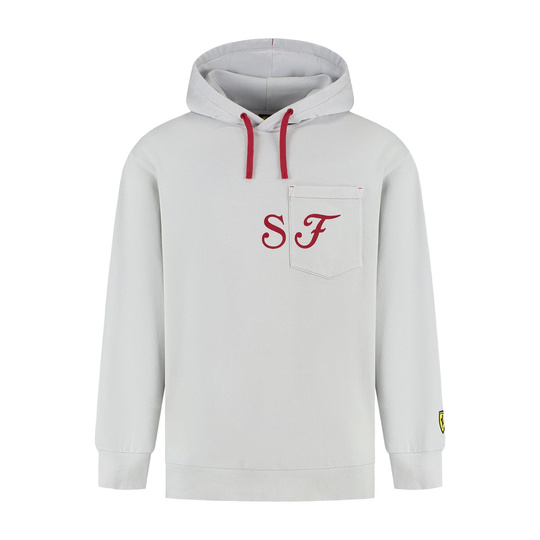 Sweat à capuche Graphic Gris Ferrari F1 2025