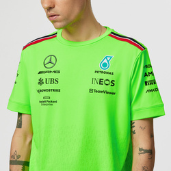 T-shirt pour homme Mercedes AMG F1 Set Up Team green