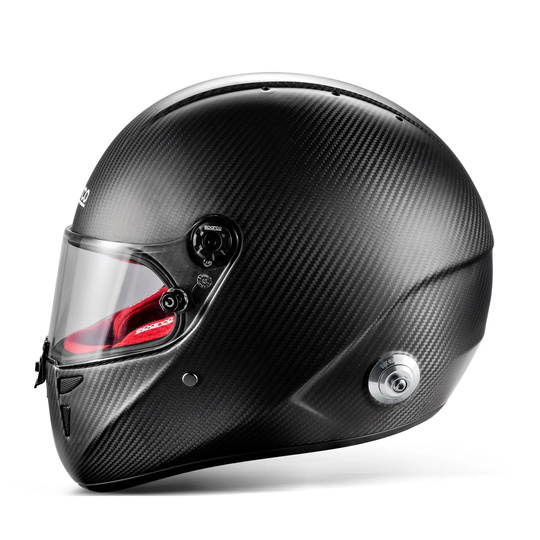 Casque FIA Intégral Sparco STEALTH RF CARBON rouge 