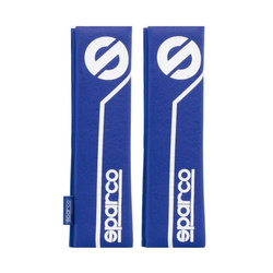 Housses ceinture de sécurité Sparco bleues