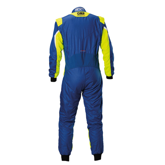 Combinaison FIA OMP TECNICA EVO MY23 bleu/jaune