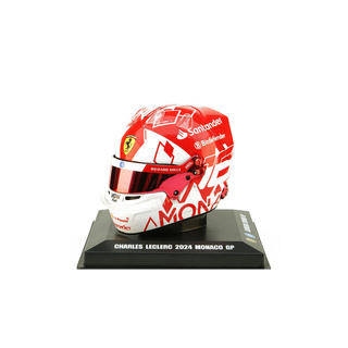 Miniature 1:5 Casque Charles Leclerc Monaco GP Scuderia Ferrari