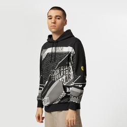 Sweatshirt Hoodie Graphic Black Ferrari F1 pour homme