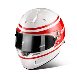 Casque fermé FIA Sparco AIR PRO 1977 RF-5 MY22 Blanc/Rouge