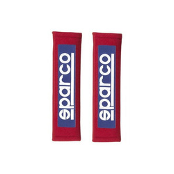 Housses ceinture de sécurité Sparco 3" rouges