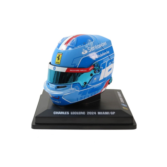 Miniature 1:5 Casque Charles Leclerc Miami GP Scuderia Ferrari