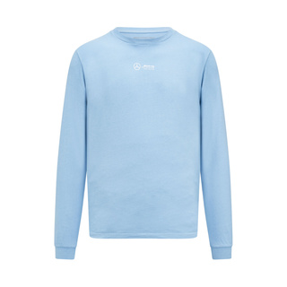 T-shirt Longsleeve homme LS Retro Blue Mercedes AMG F1