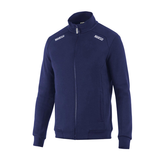 Sweatshirt homme Sparco Full Zip SL bleu marine