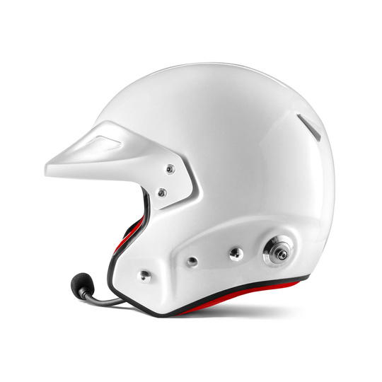 Casque FIA Jet Sparco AIR RJ-I blanc-rouge