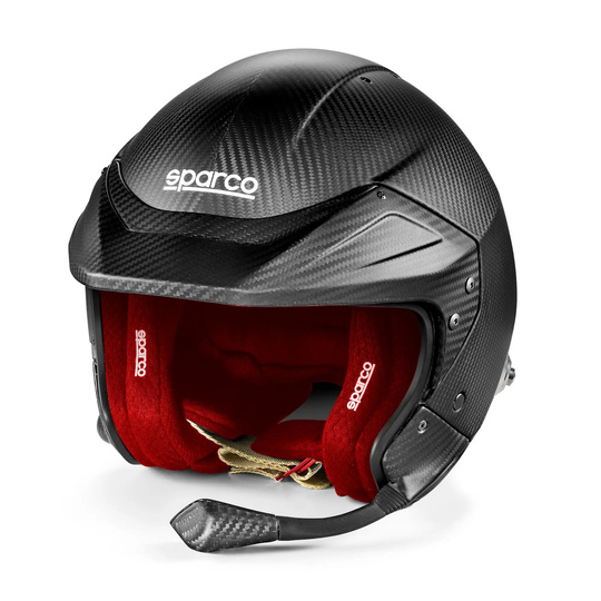 Casque FIA Jet Sparco Flux RJ-i CARBON rouge 