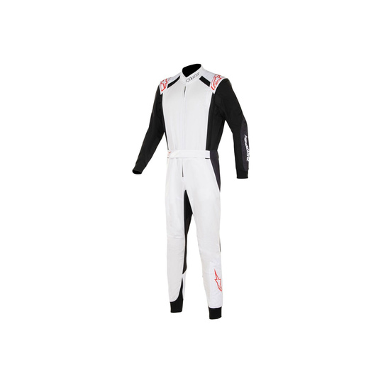 Combinaison FIA  Alpinestars KMX-5 V3 8877-2022 blanc-noir