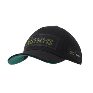 Casquette de baseball Patch Alonso Kimoa Aston Martin F1 2024 noir