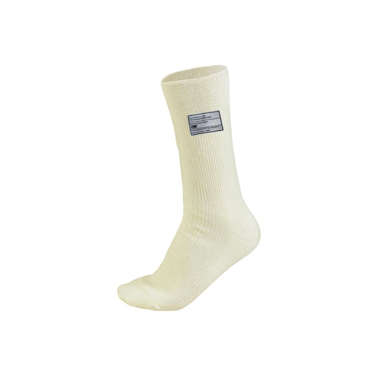 Chaussettes OMP NOMEX blanches (approbation FIA)