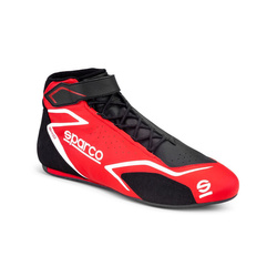 Chaussures de course Sparco SKID rouges (approbation FIA)